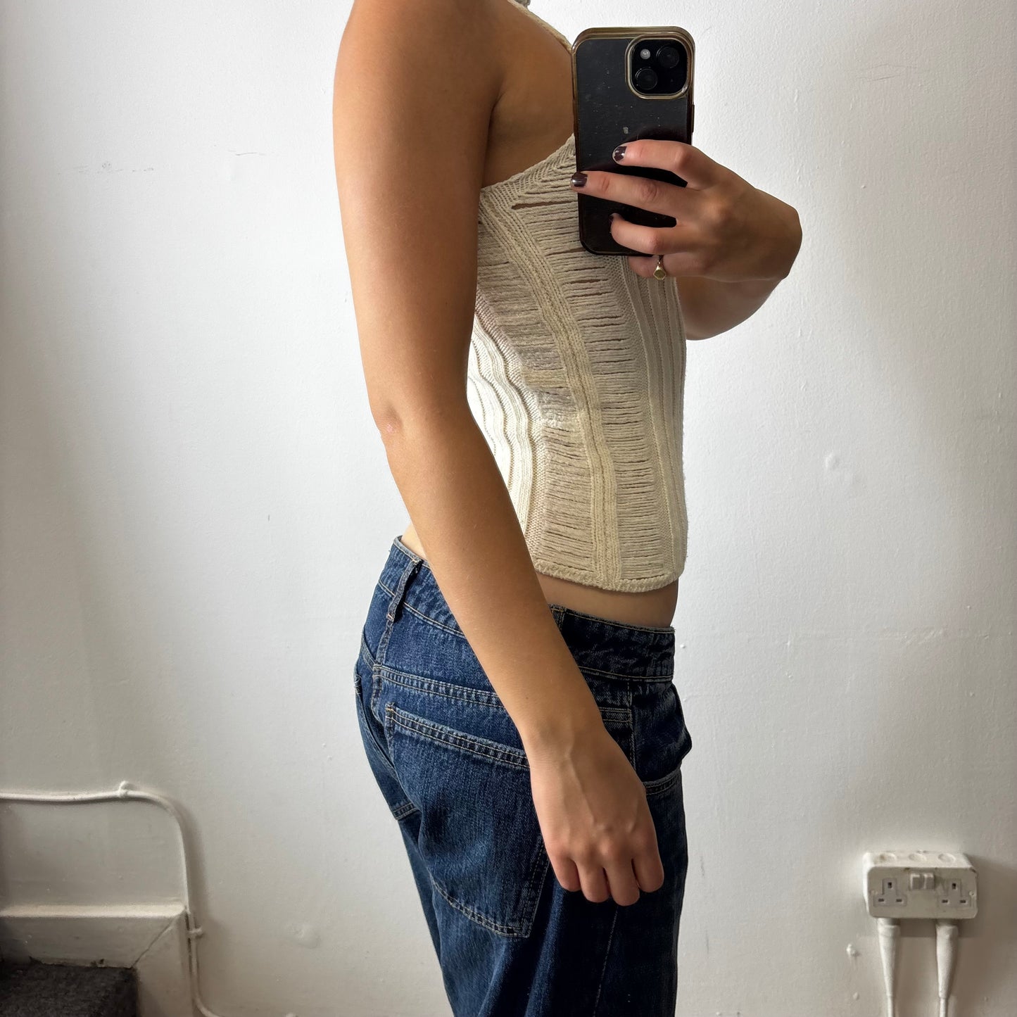 vintage knit top
