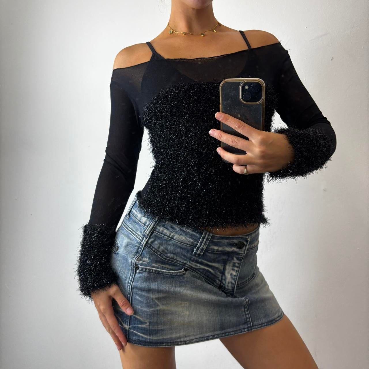 vintage off the shoulder top