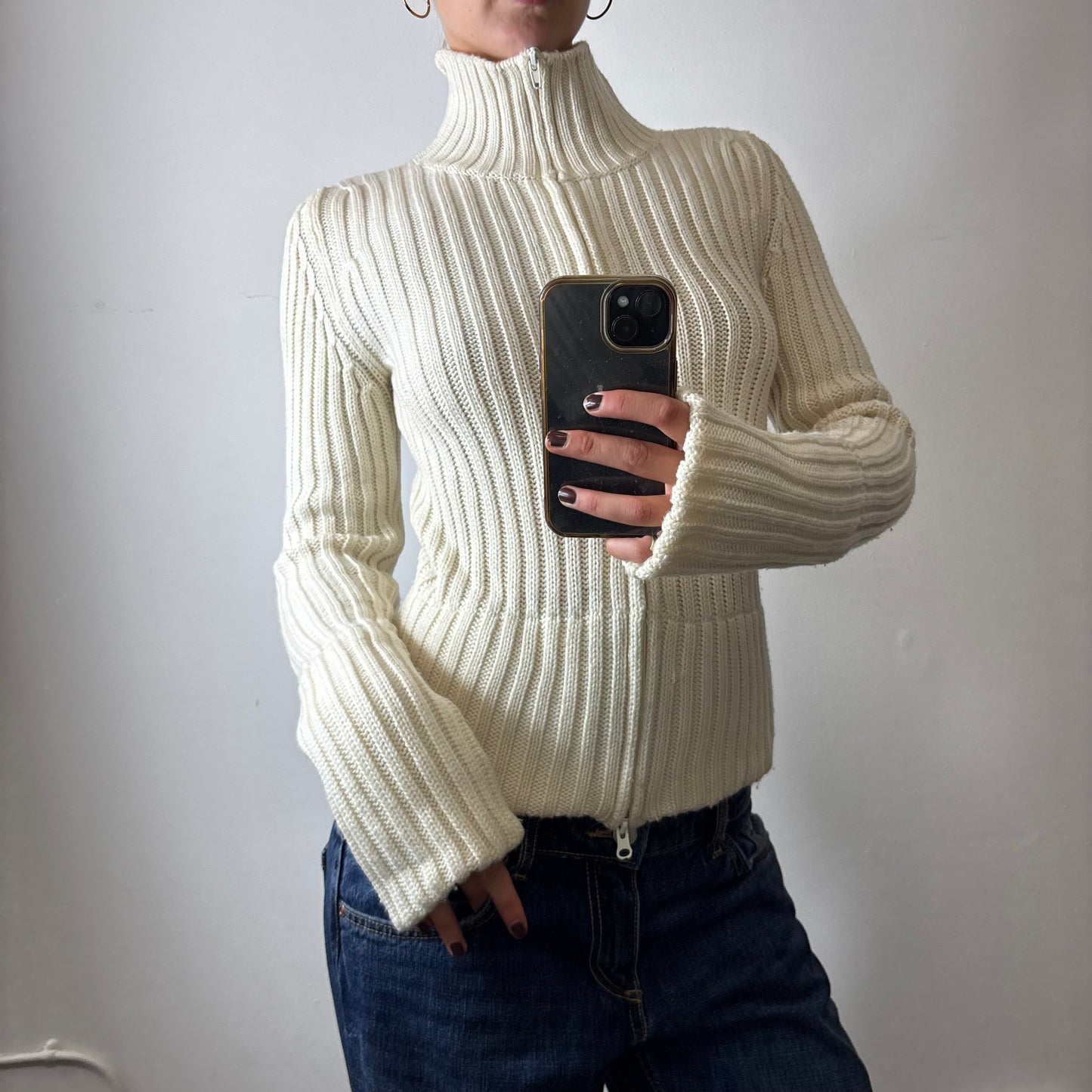 vintage zip jumper
