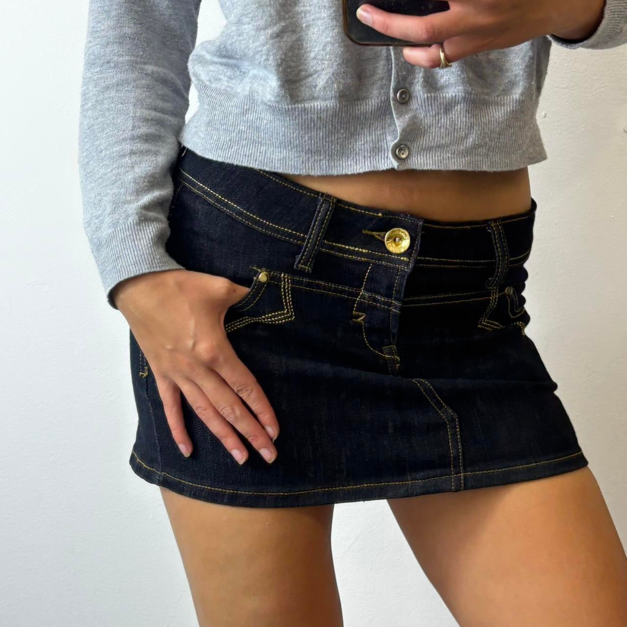 vintage low rise skirt
