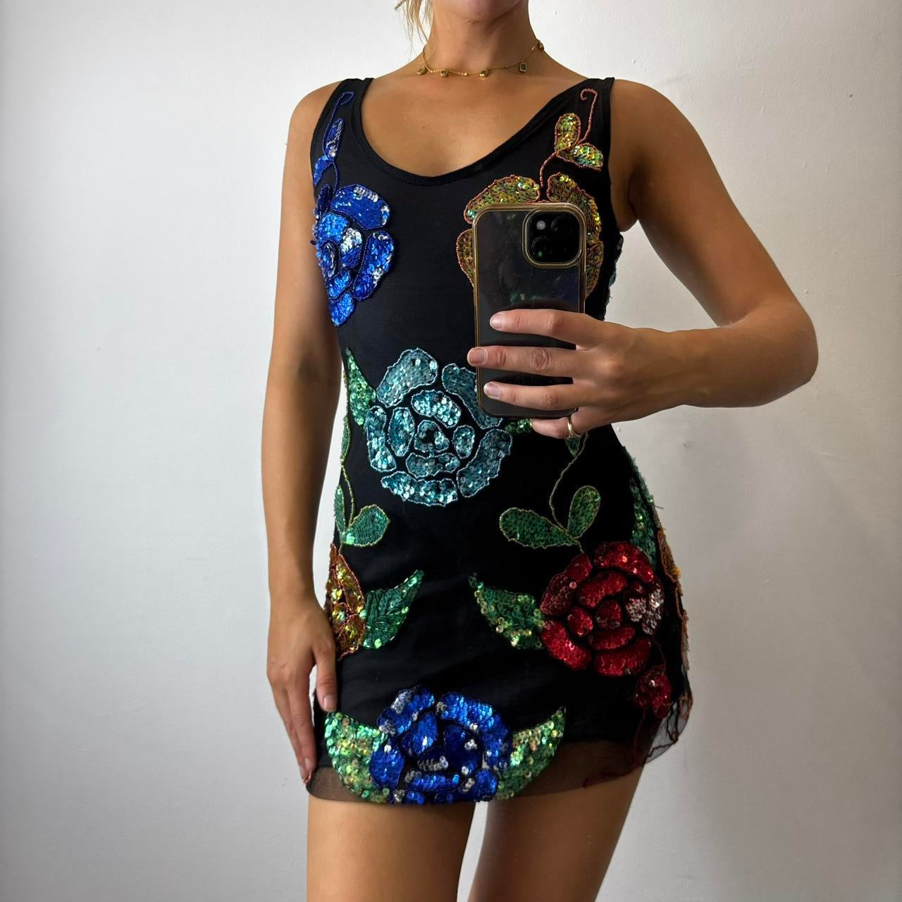 vintage sequin dress