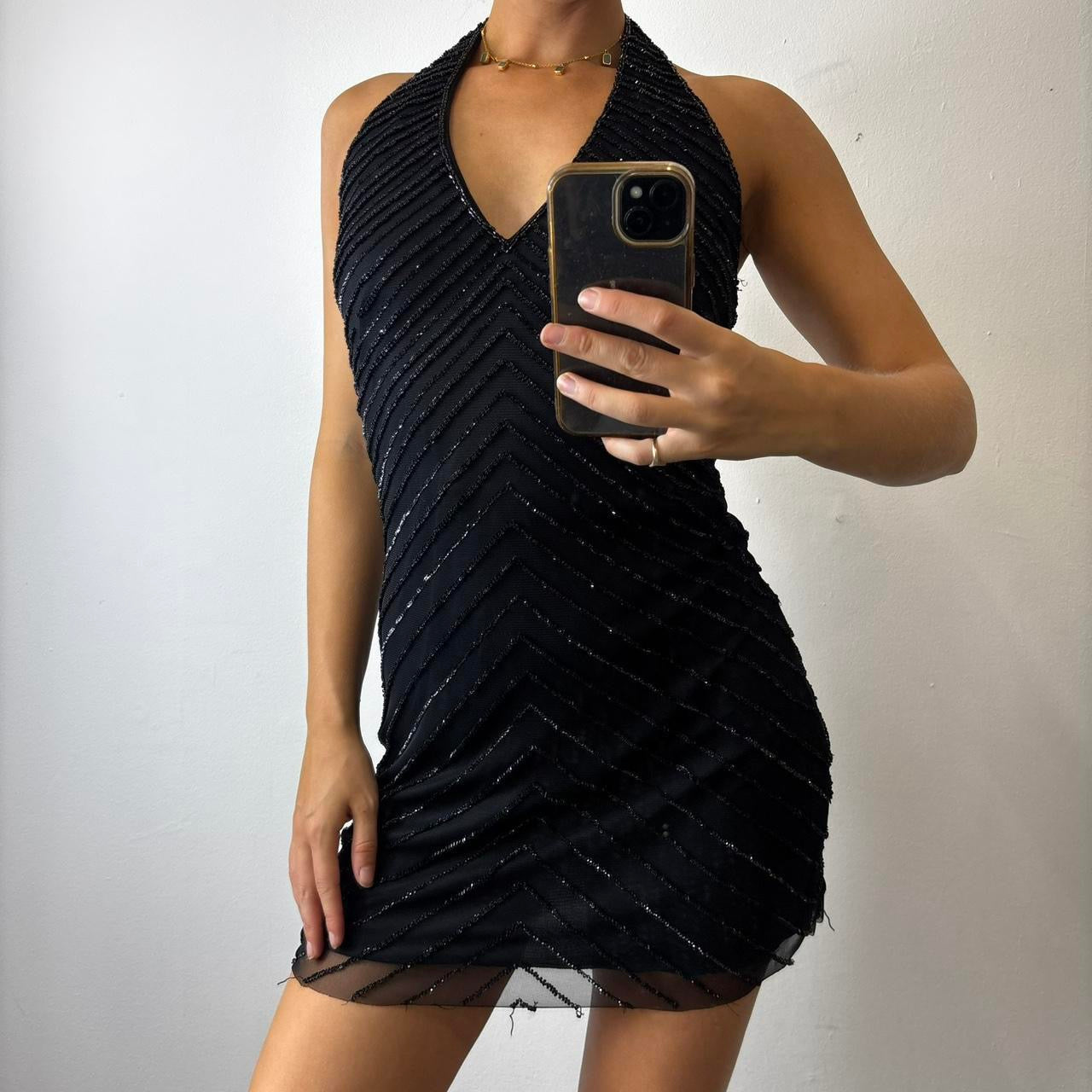 vintage sequin dress