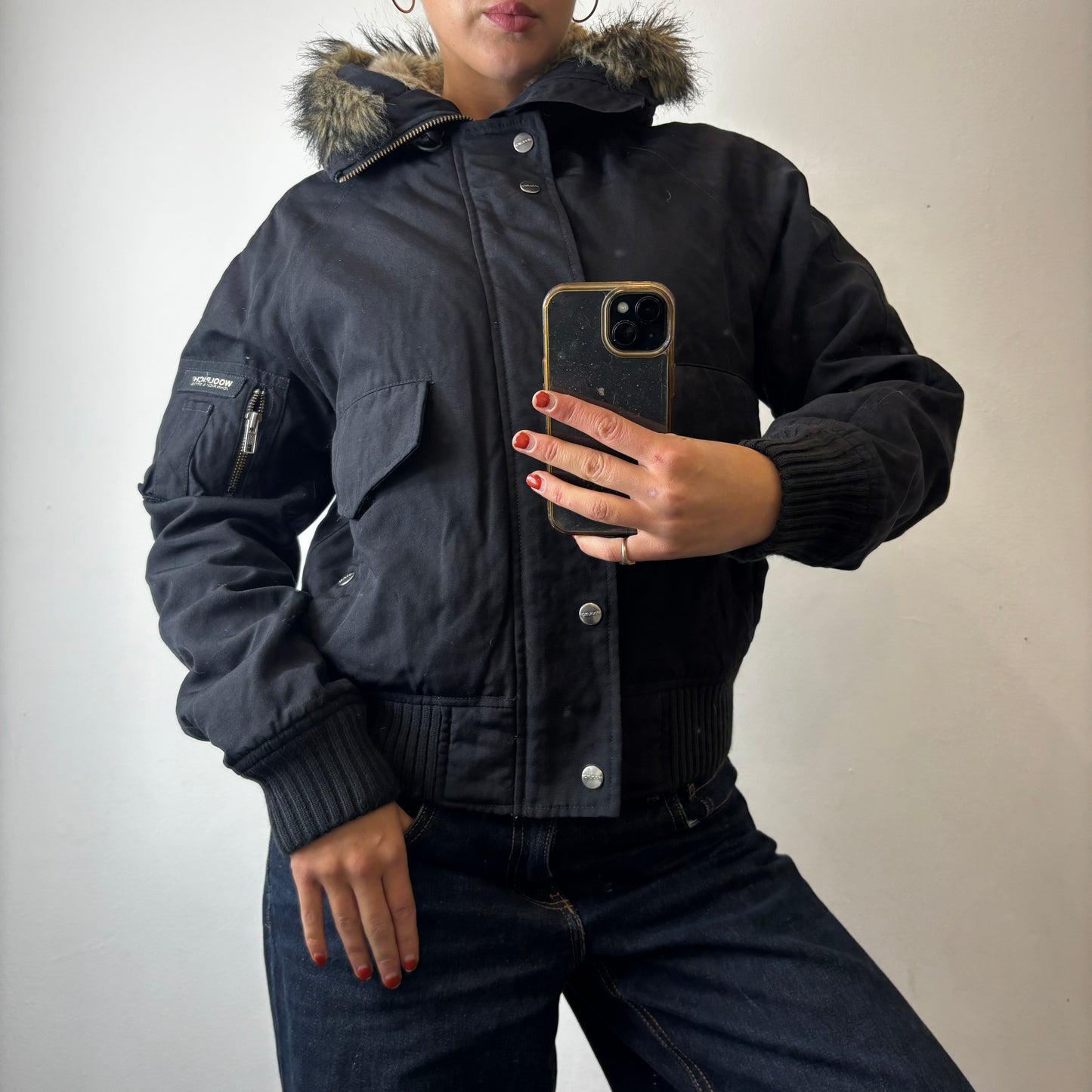black puffer