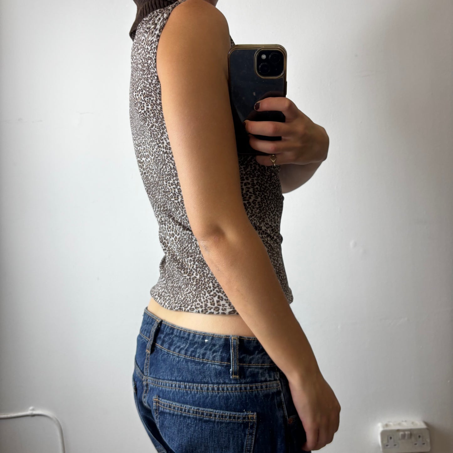 vintage mesh top