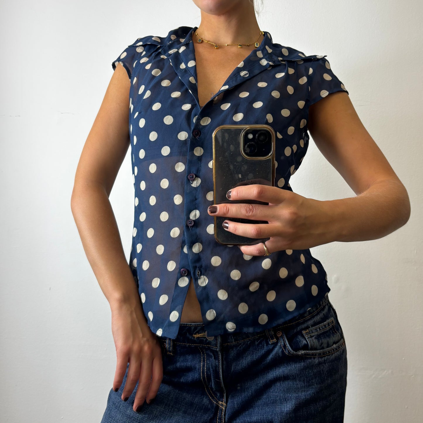 vintage mesh shirt