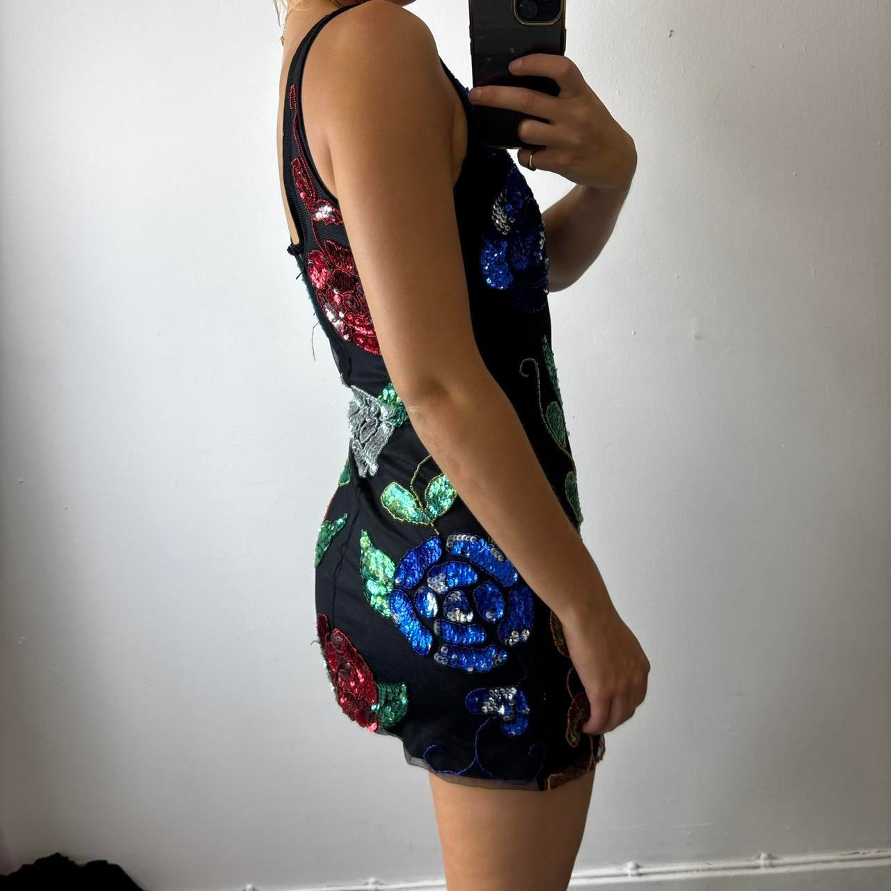 vintage sequin dress