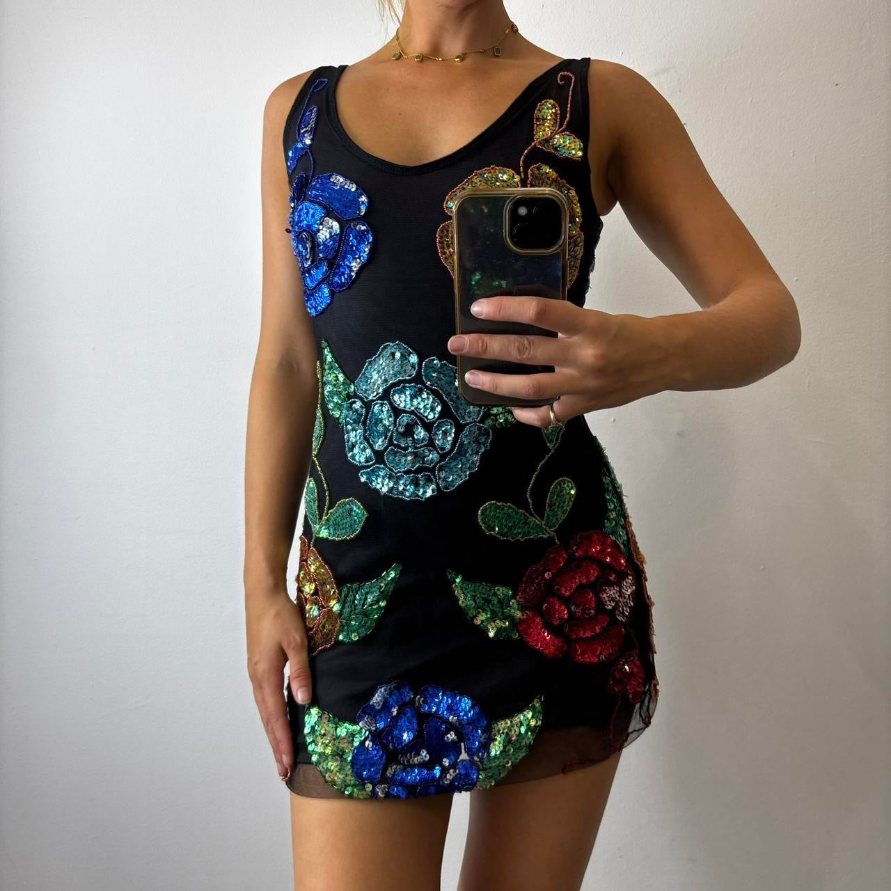 vintage sequin dress