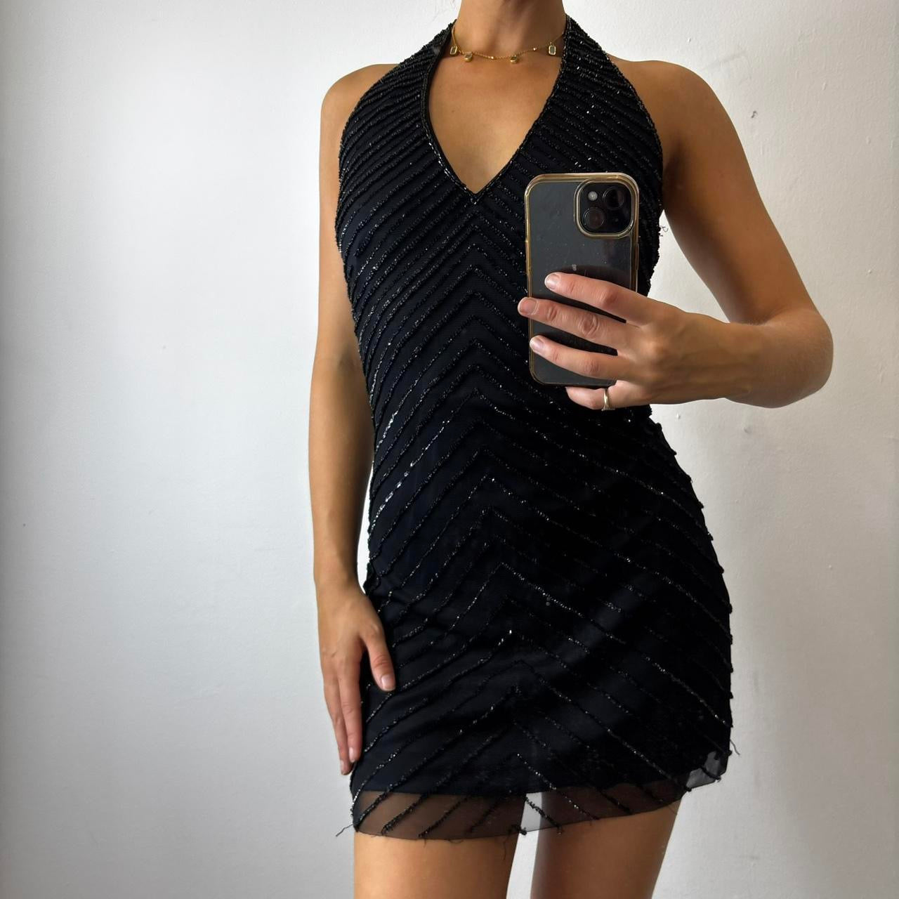 vintage sequin dress
