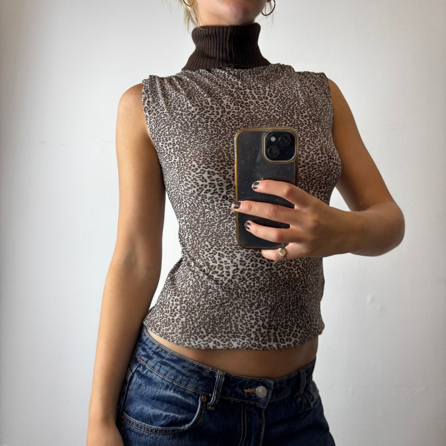 vintage mesh top