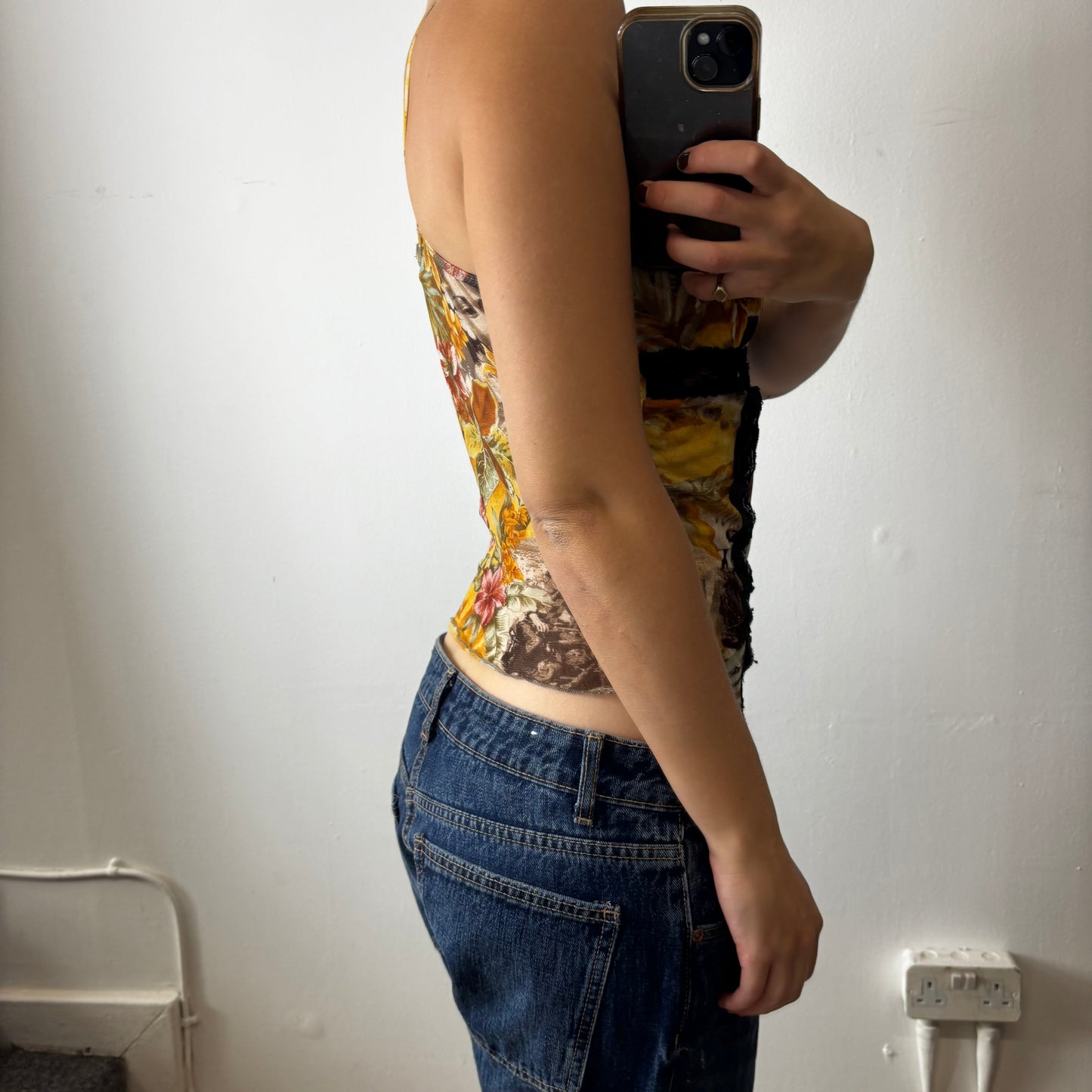 vintage beaded cami top