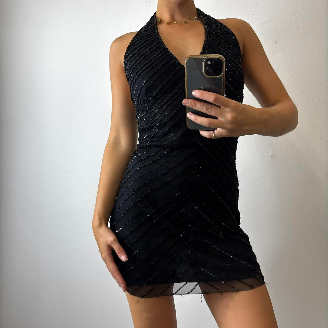 vintage sequin dress