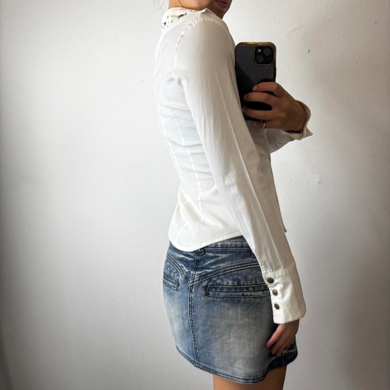 vintage button shirt