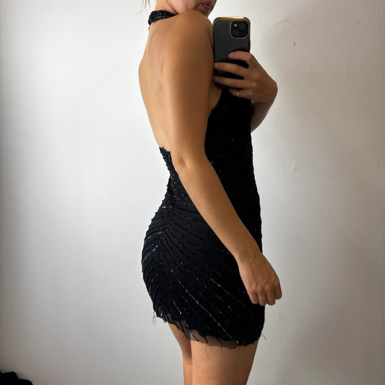vintage sequin dress