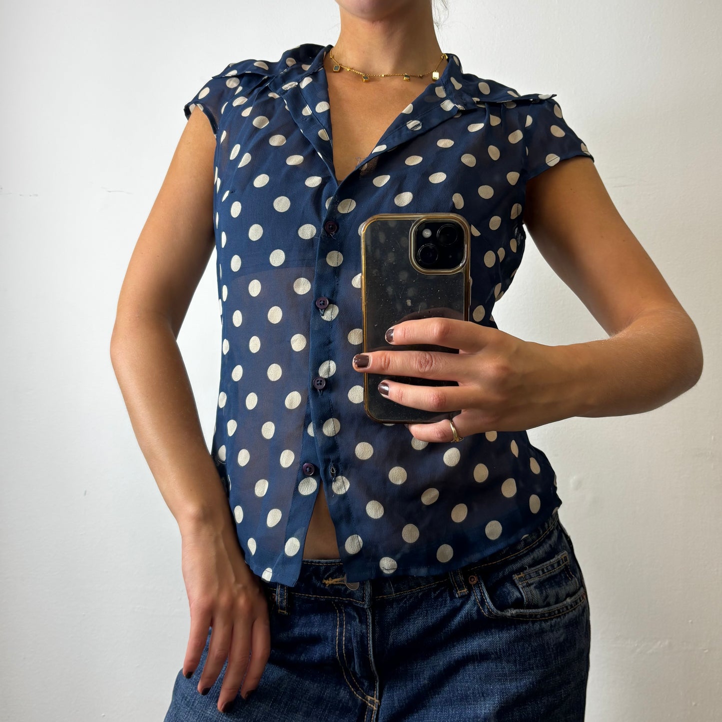 vintage mesh shirt