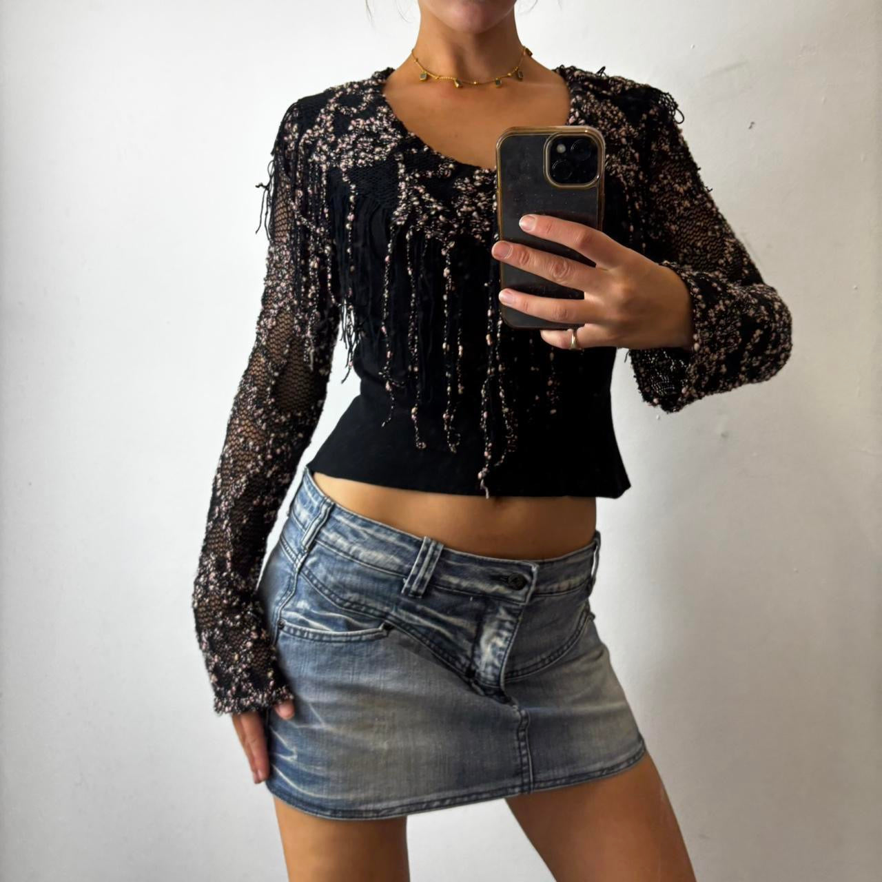 vintage black jumper