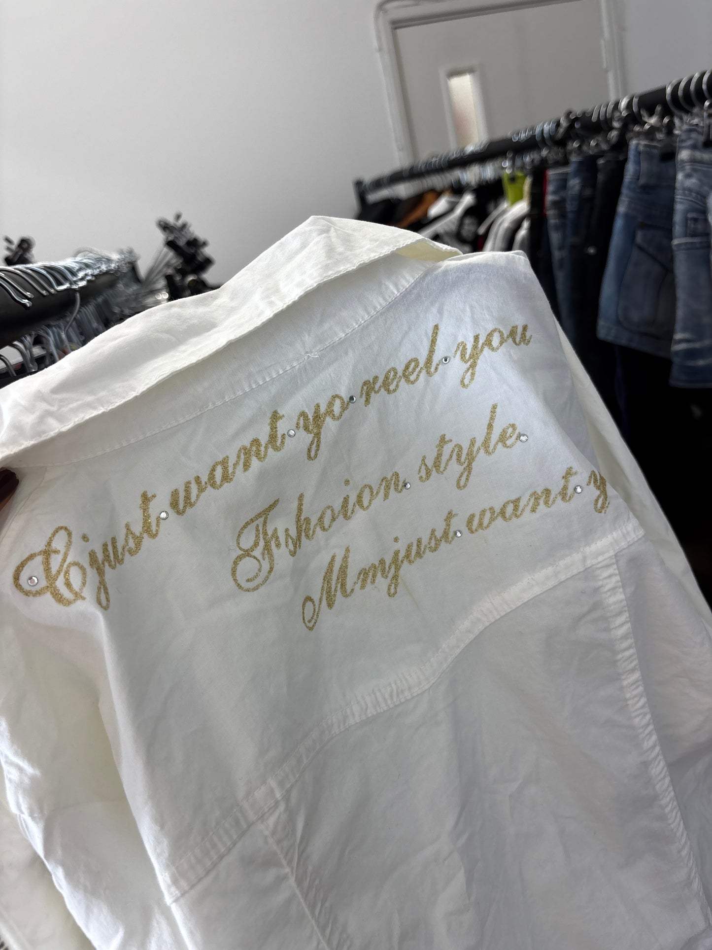 vintage zip shirt