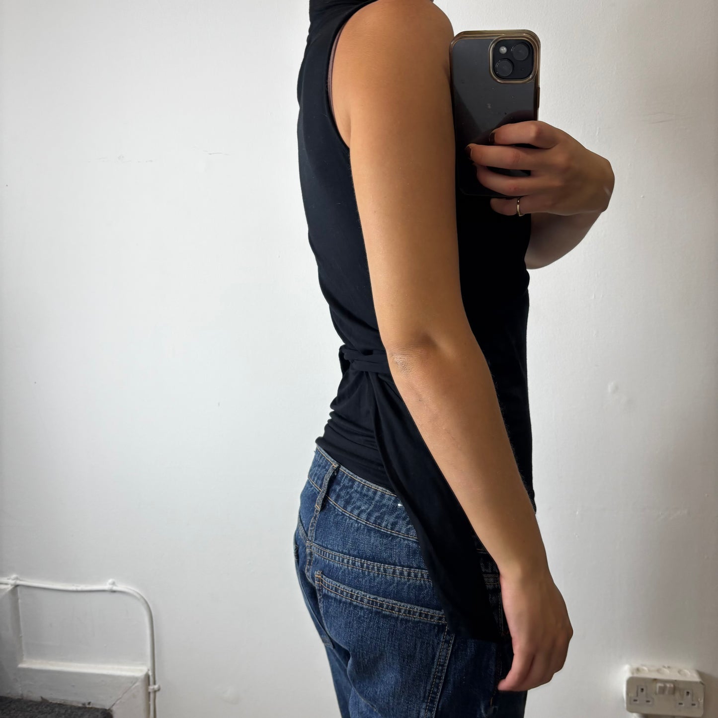vintage black top