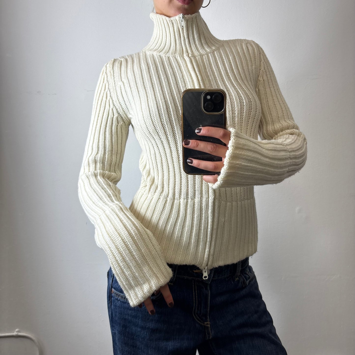 vintage zip jumper