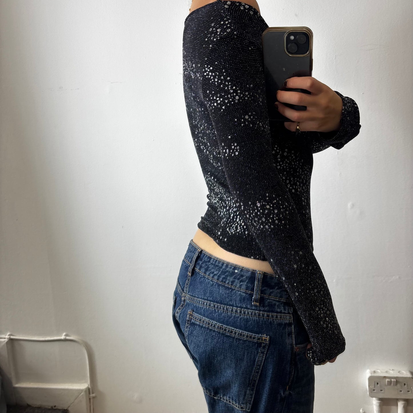 vintage off the shoulder top