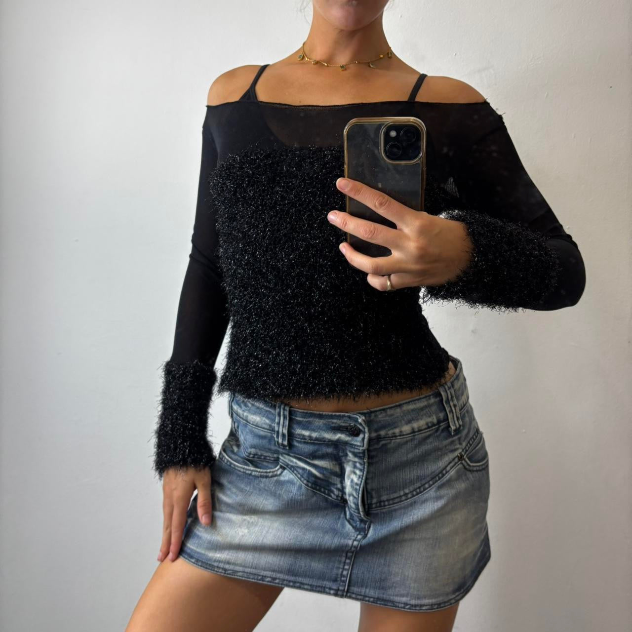 vintage off the shoulder top