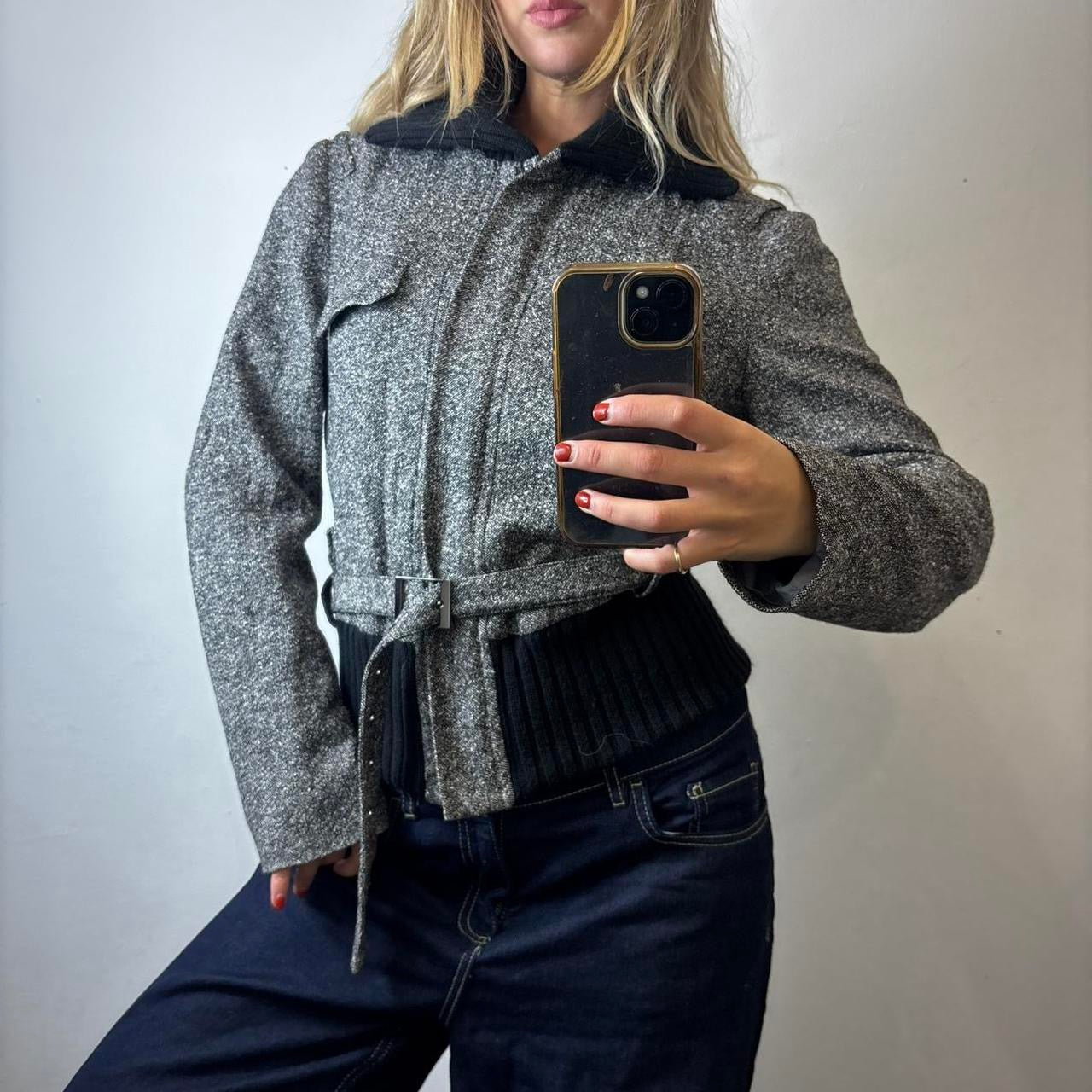 belted jacket