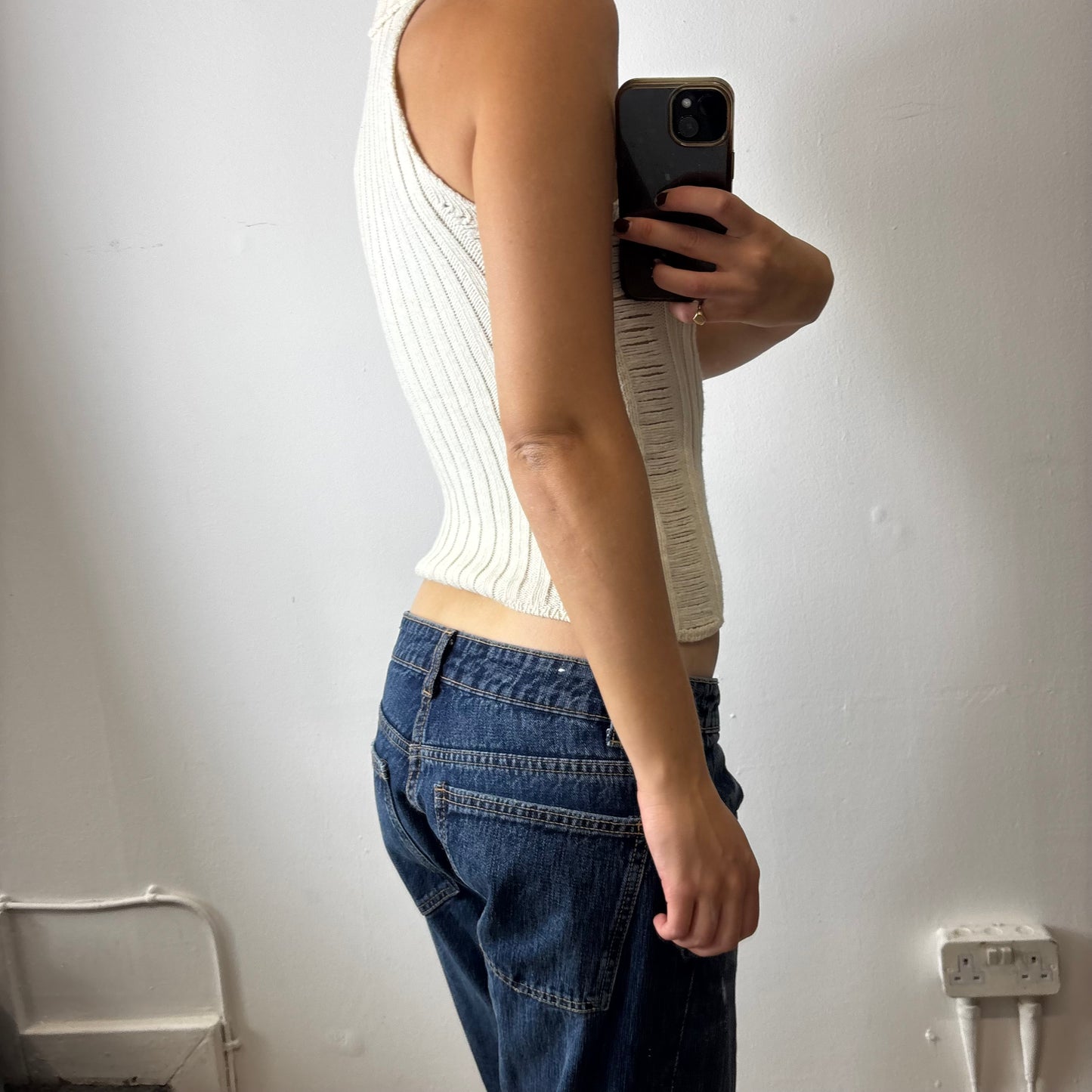 vintage knit top