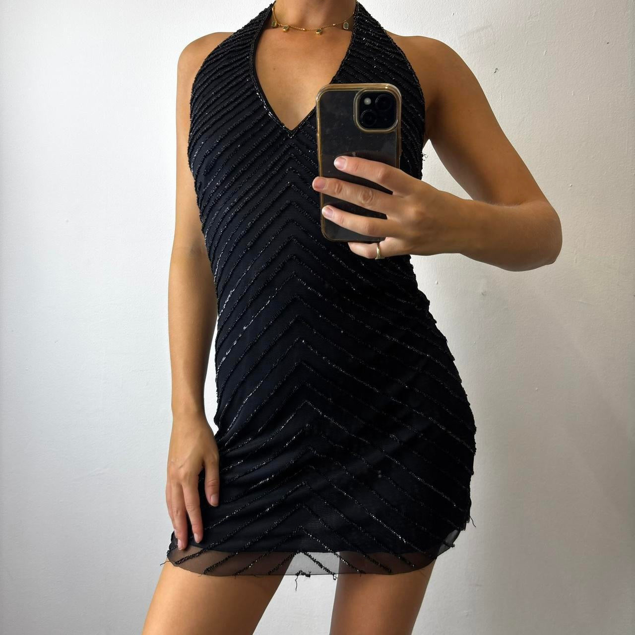 vintage sequin dress
