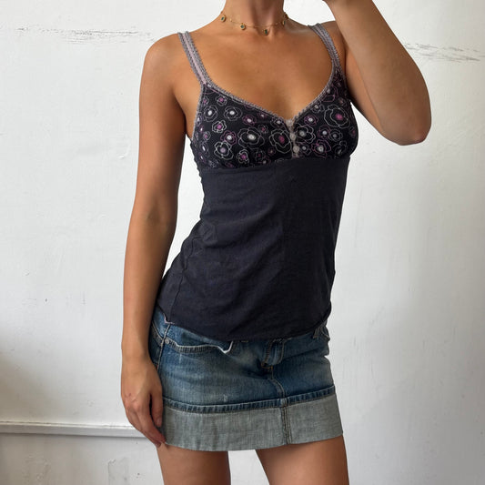 blue cami top