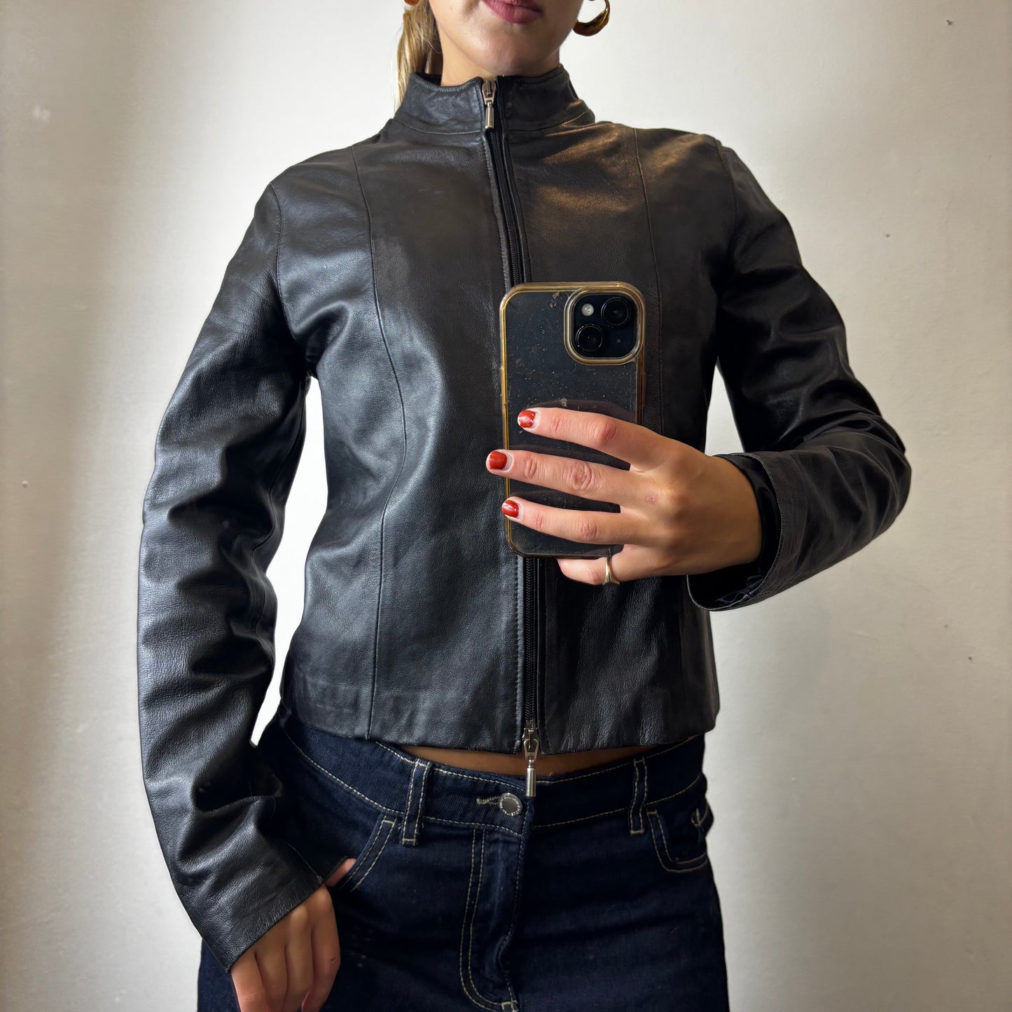 leather jacket