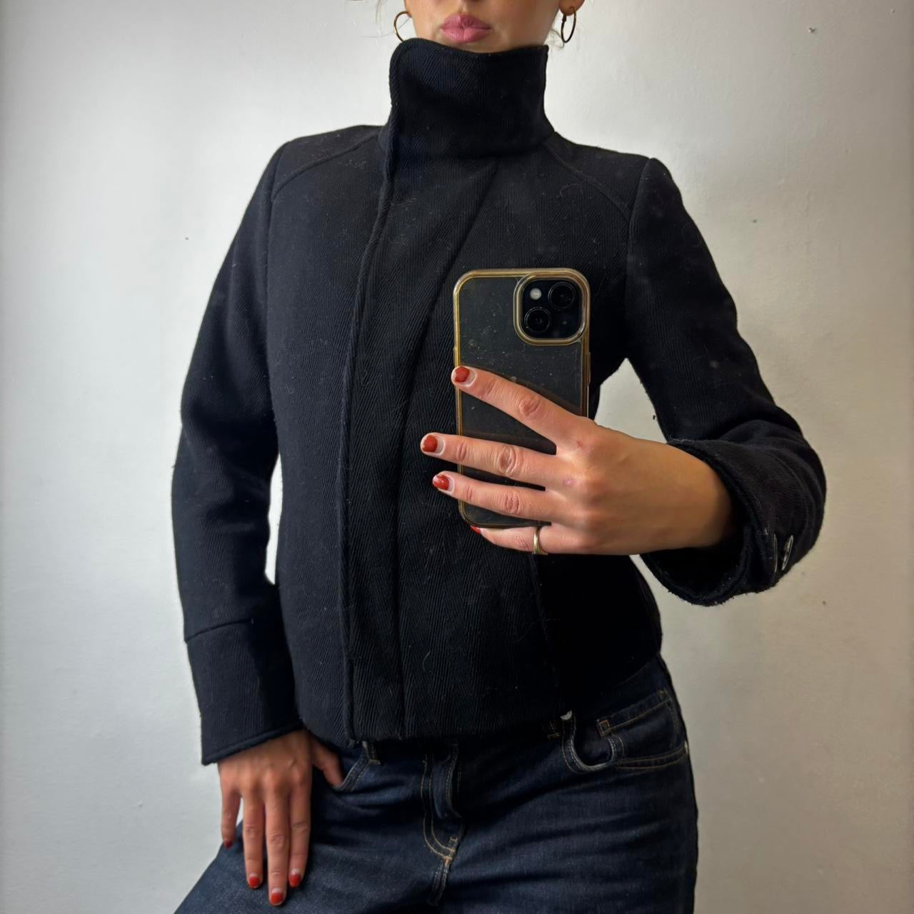 jane norman funnel neck jacket