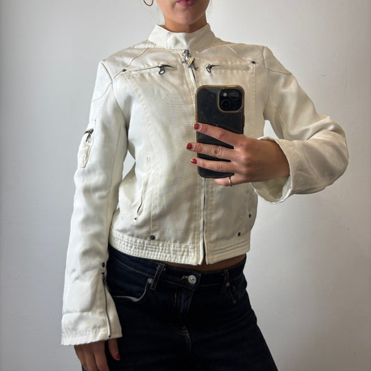 zip up cargo jacket