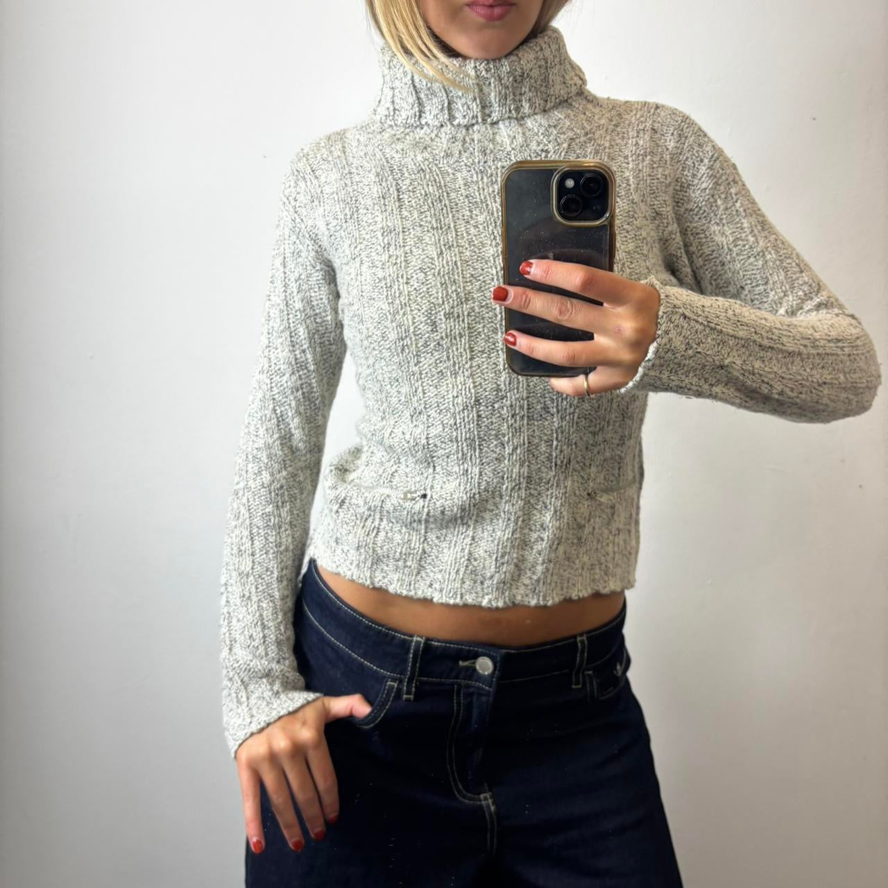 knit roll neck jumper