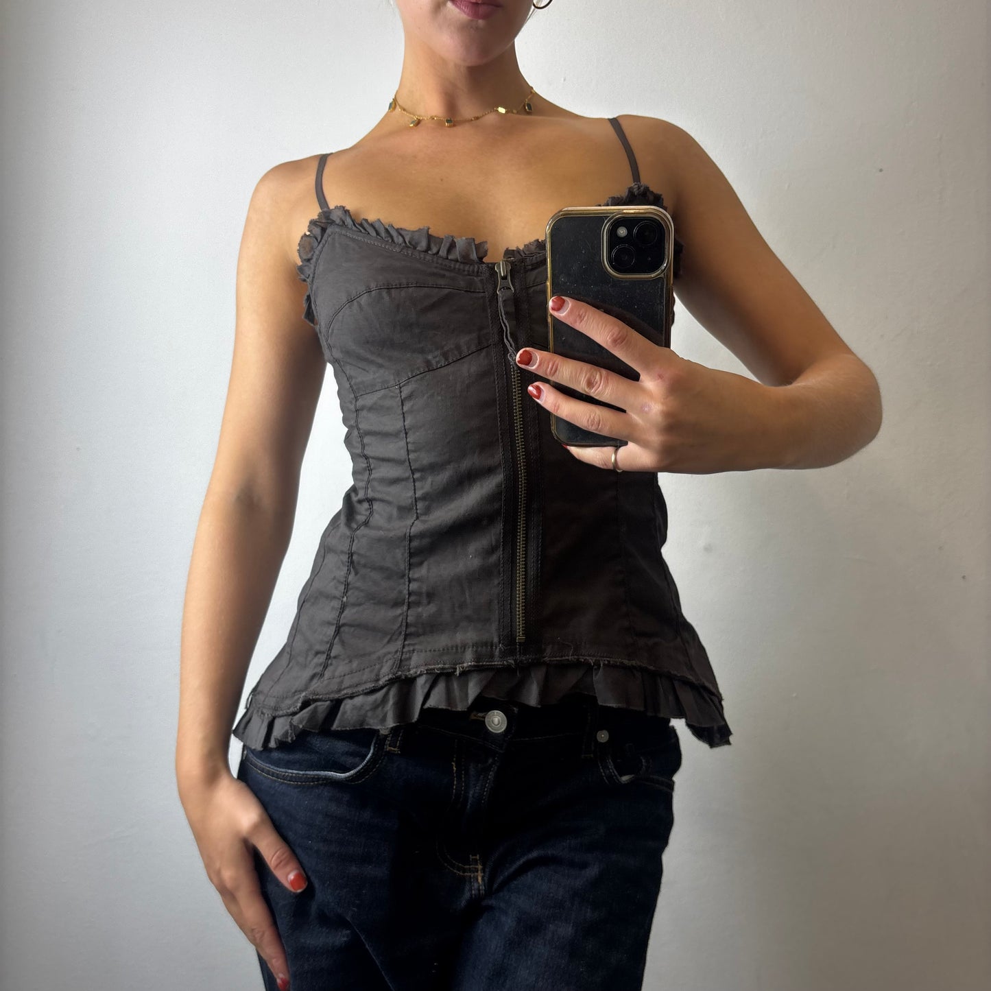 sisley brown top
