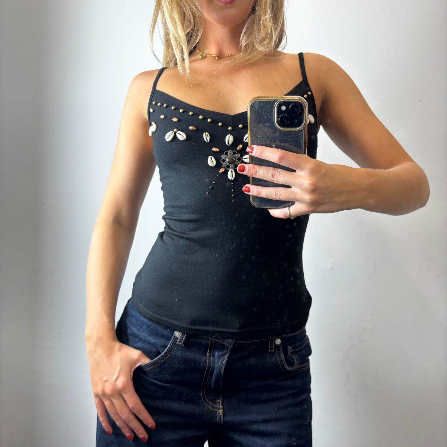 shell cami top