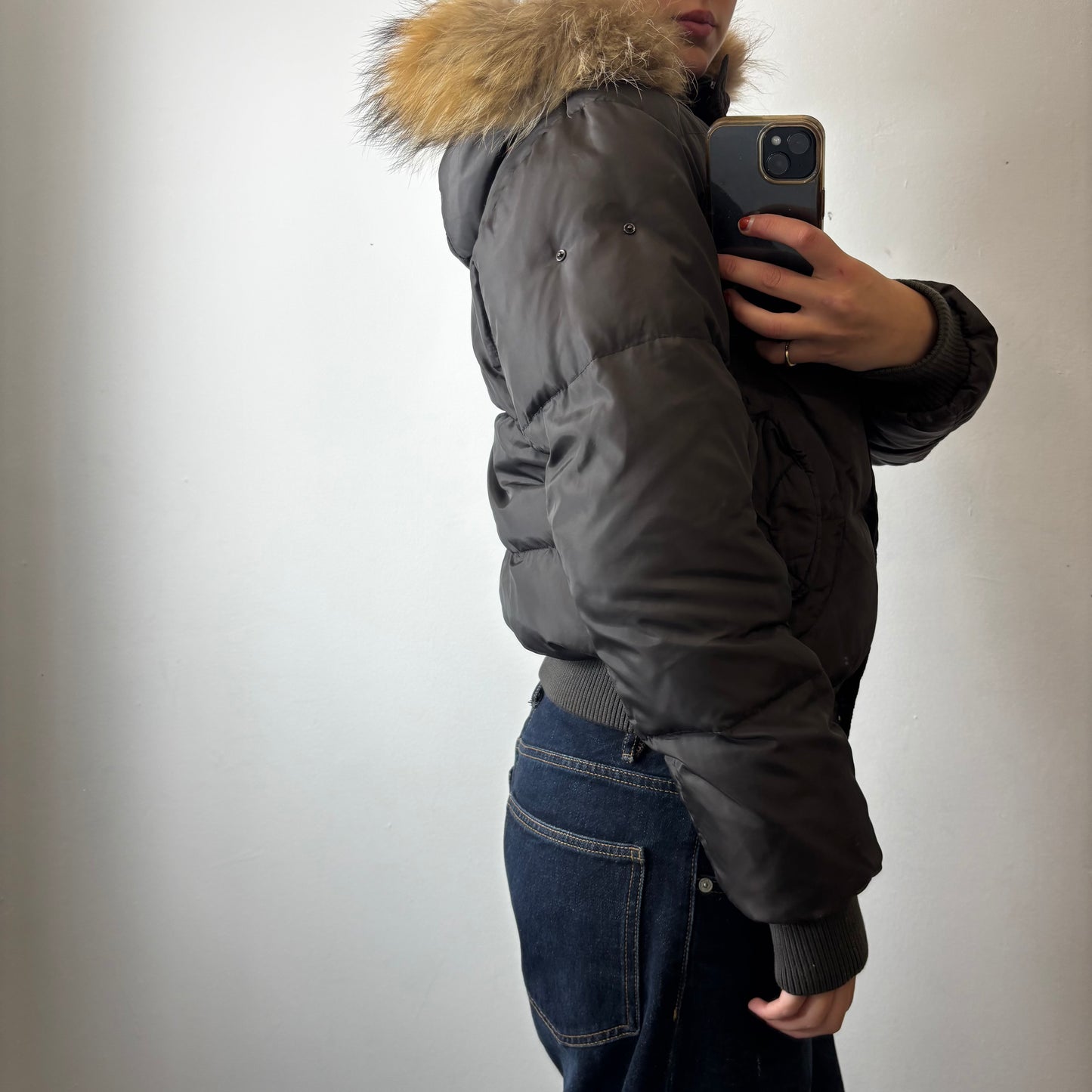 brown puffer