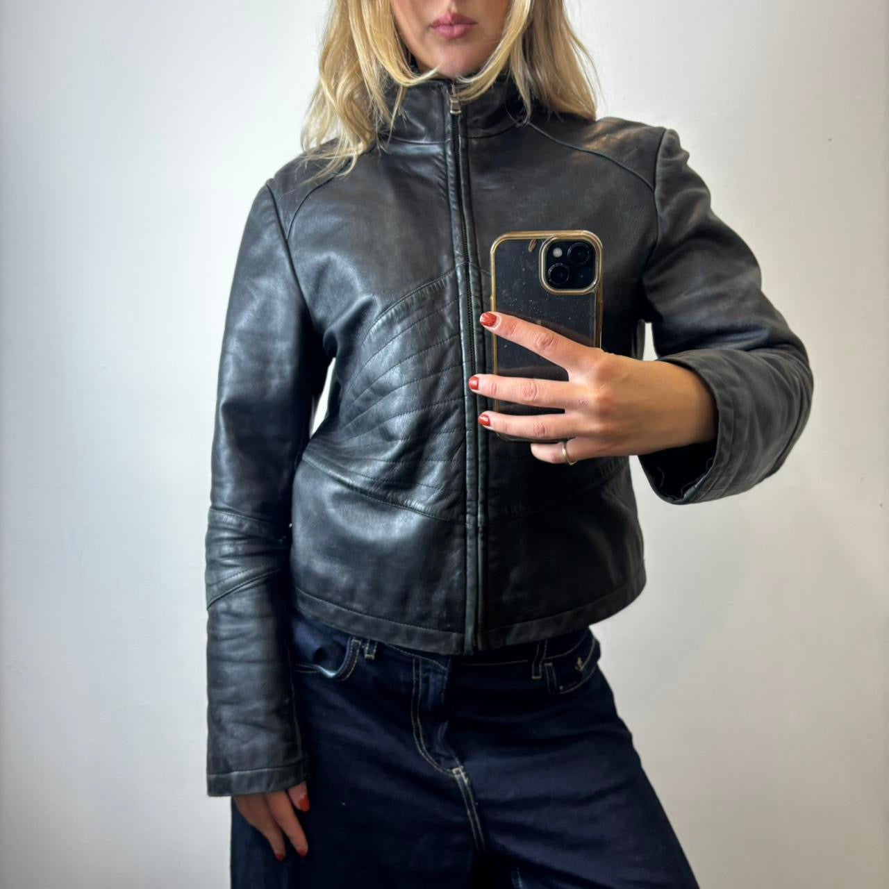 leather jacket
