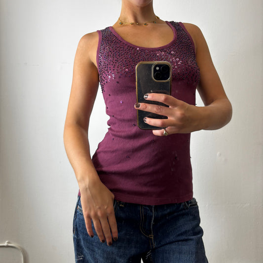 vintage sequin top