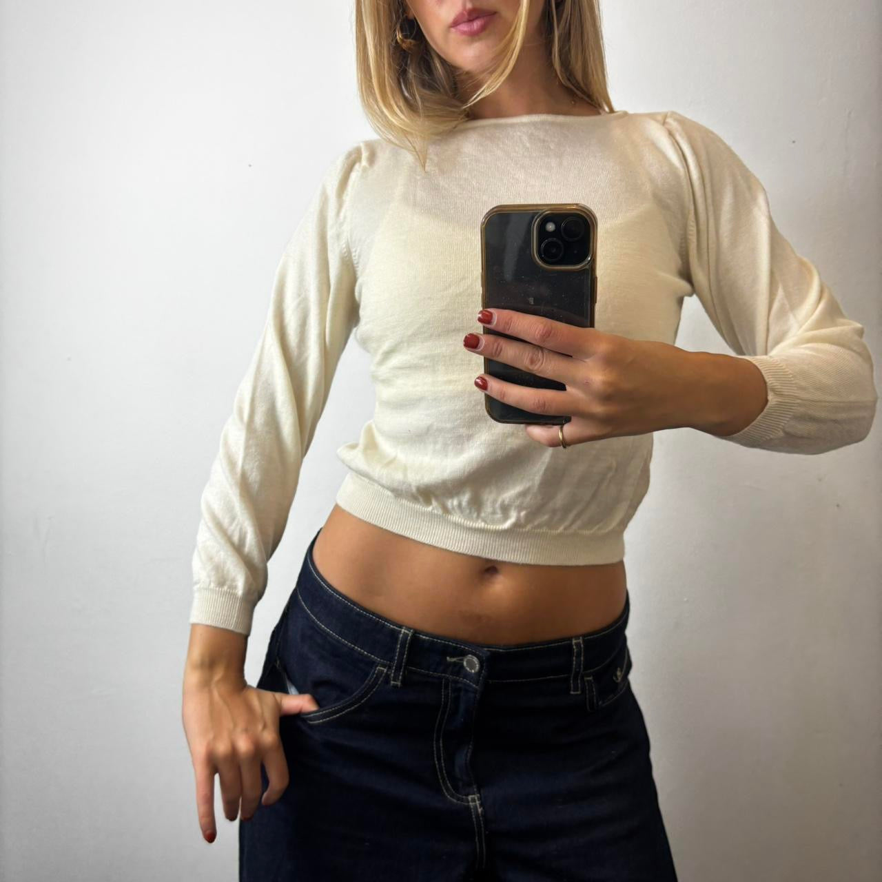 cream jumper
