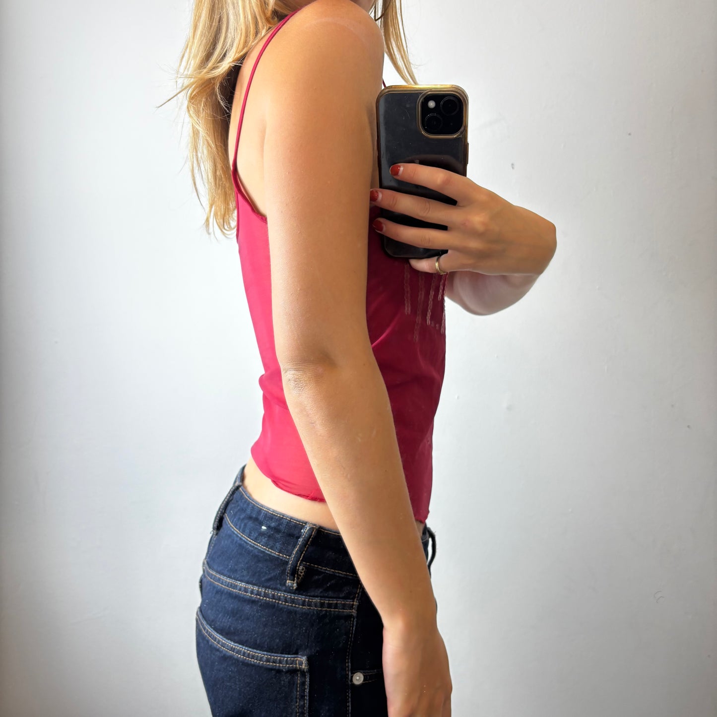 sequin cami top