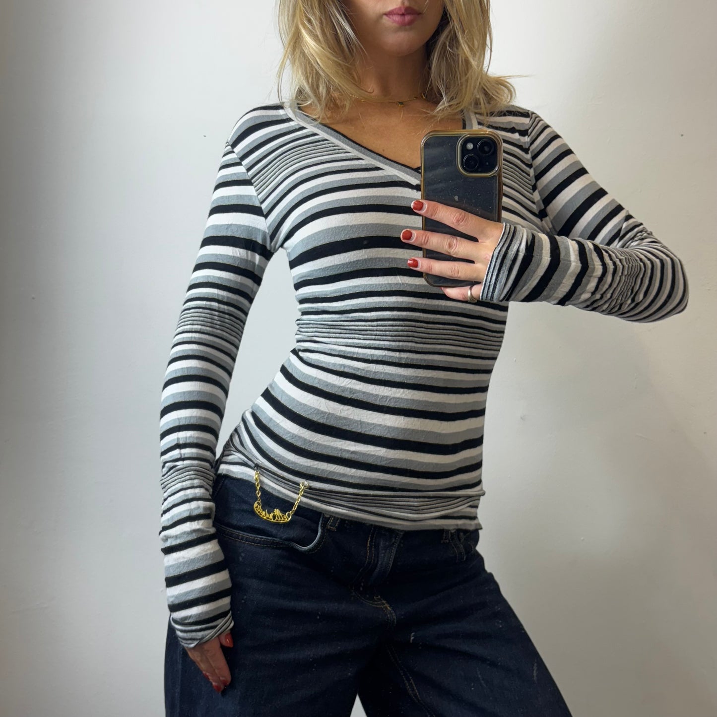 stripey top