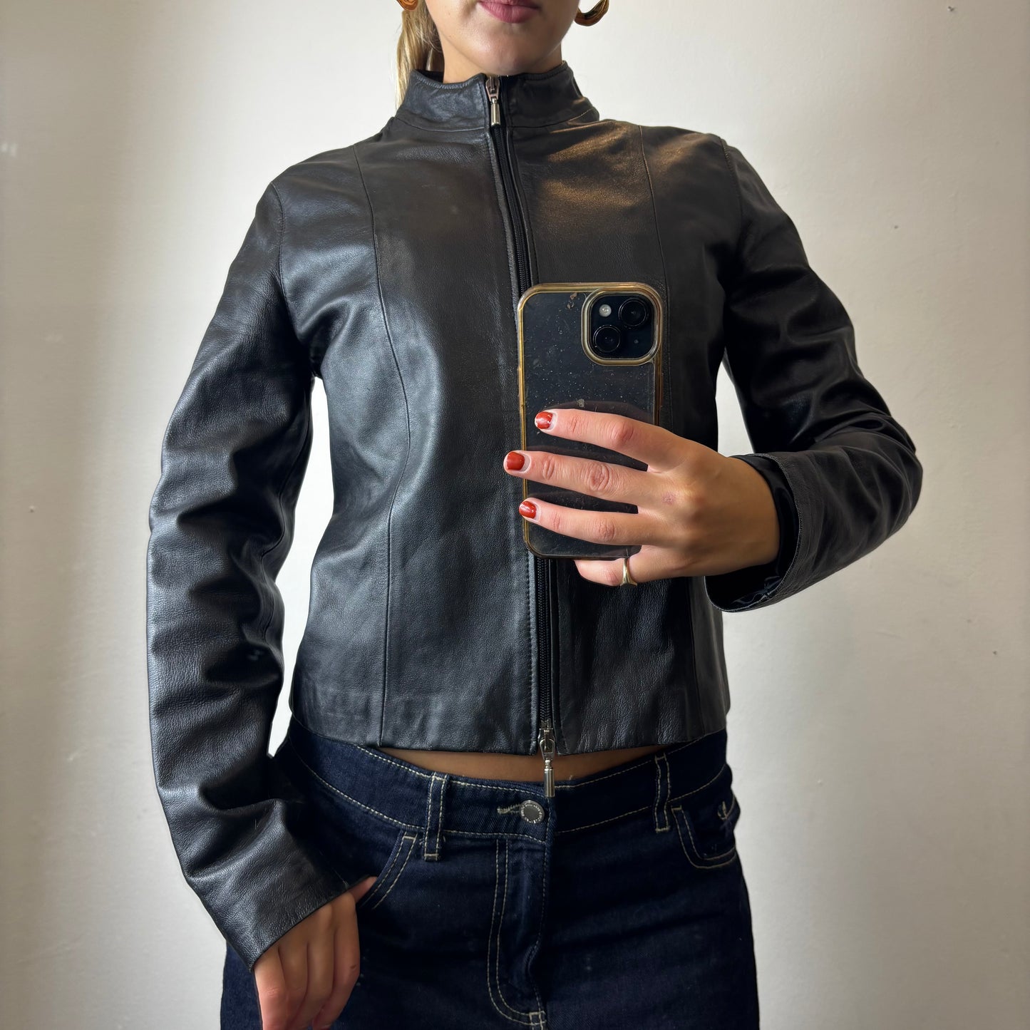 leather jacket