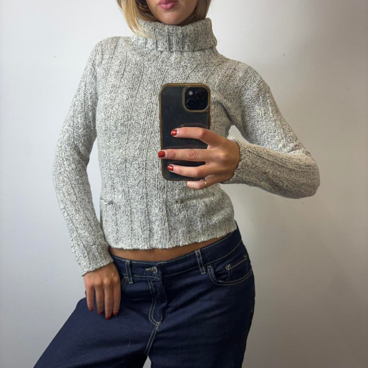 knit roll neck jumper