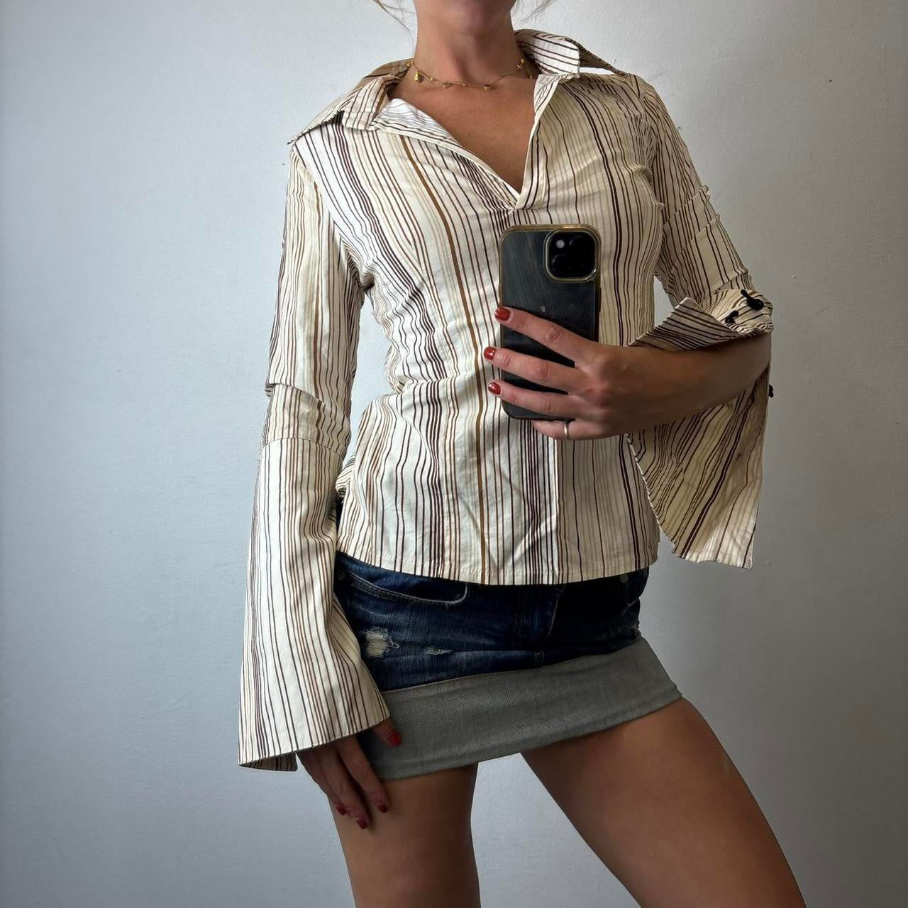 pinstripe shirt