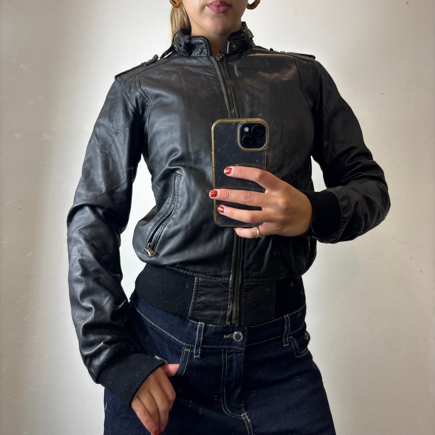 leather jacket