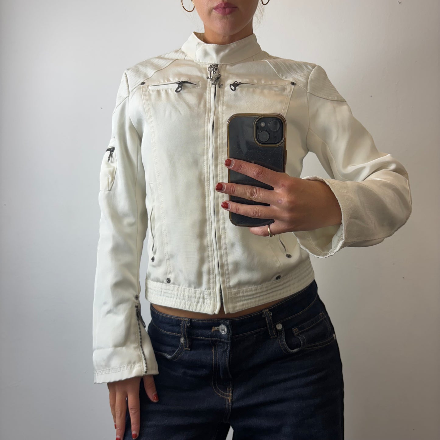 zip up cargo jacket