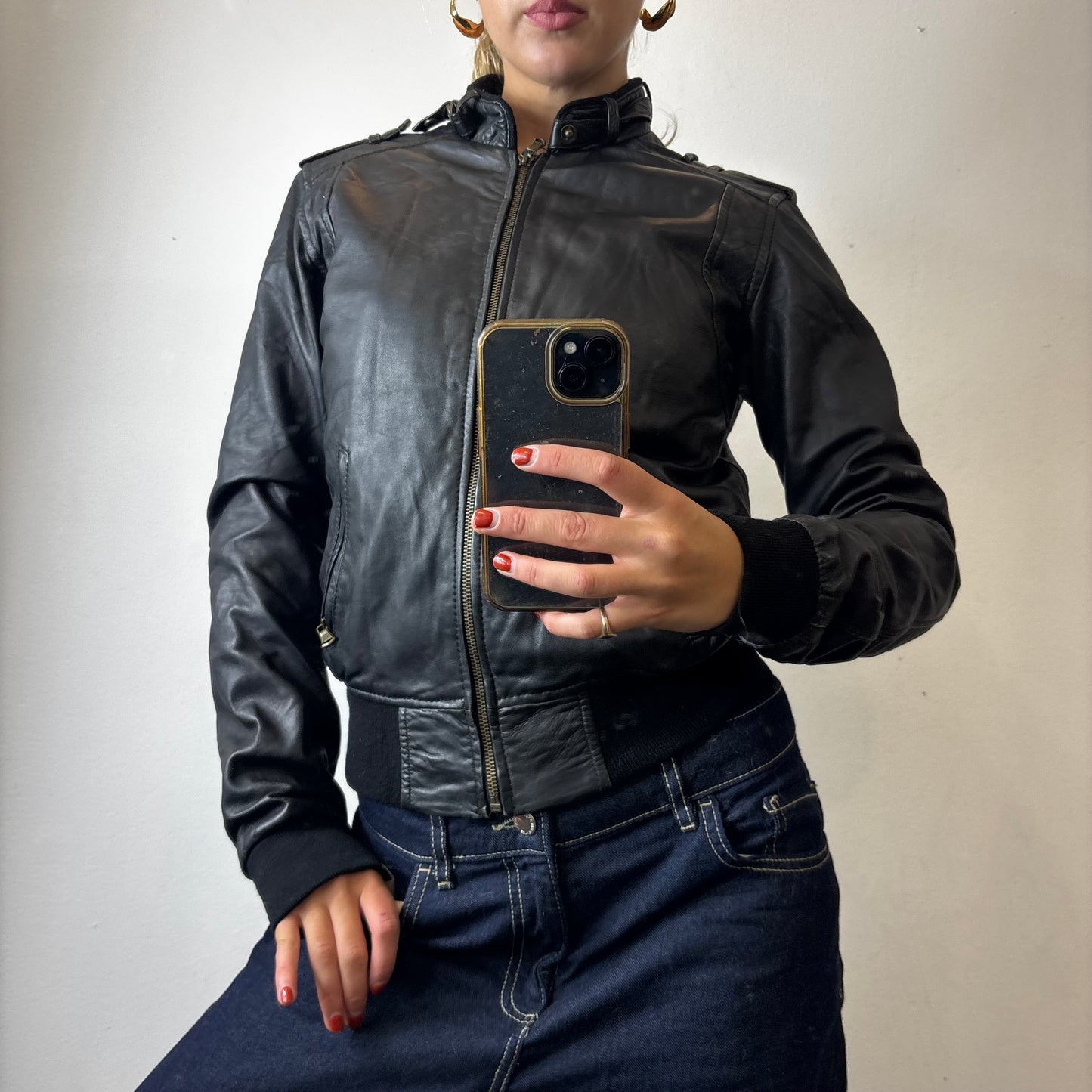 leather jacket