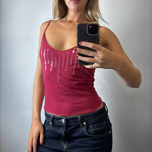 sequin cami top