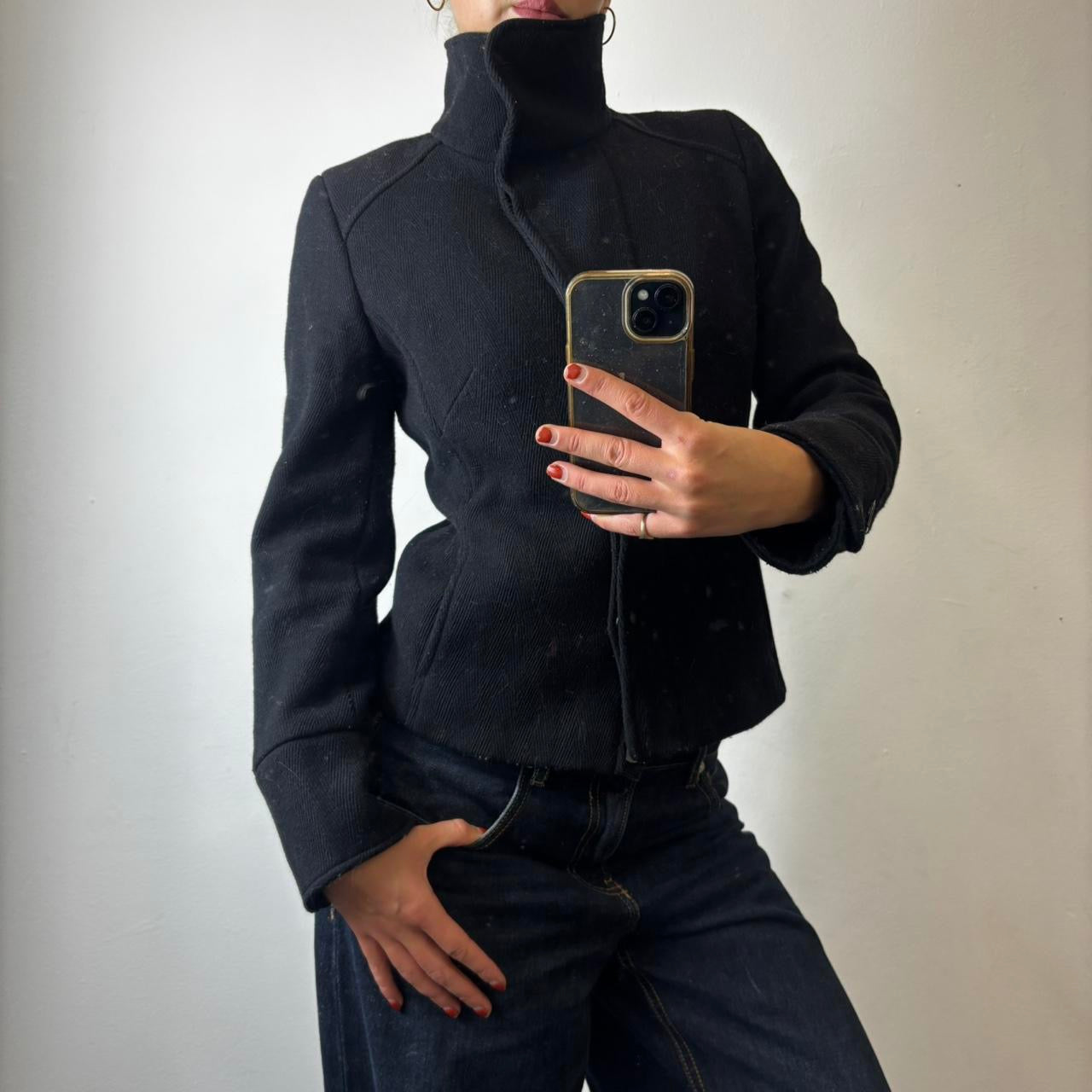 jane norman funnel neck jacket