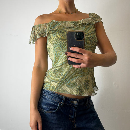 vintage mesh top