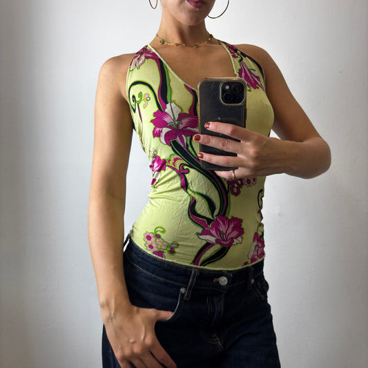 floral halter top